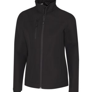 COAL HARBOUR® PREMIER WATER REPELLENT SOFT SHELL LADIES' JACKET - Black - 2XL