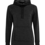 ATC™ DYNAMIC HEATHER FLEECE LADIES' HOODIE - Black Dynamic - L