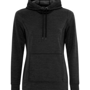 ATC™ DYNAMIC HEATHER FLEECE LADIES' HOODIE - Black Dynamic - 2XL