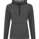 ATC™ DYNAMIC HEATHER FLEECE LADIES' HOODIE - Charcoal Dynamic - XS