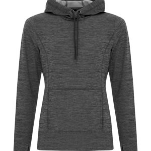 ATC™ DYNAMIC HEATHER FLEECE LADIES' HOODIE - Charcoal Dynamic - 2XL
