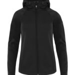 ATC™ PTECH® FLEECE HOODED LADIES' JACKET - Black - 2XL