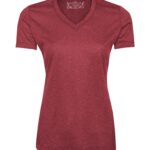ATC™ PRO TEAM HEATHER ProFORMANCE V-NECK LADIES' TEE - Cardinal Heather - 3XL
