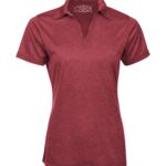 ATC™ PRO TEAM HEATHER ProFORMANCE LADIES' POLO - Cardinal Heather - 3XL