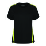 ATC™ PRO TEAM HOME & AWAY LADIES' JERSEY - Black/Extreme Yellow - 2XL