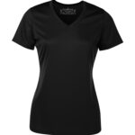 ATC™ PRO TEAM SHORT SLEEVE V-NECK LADIES' TEE - Black - 2XL