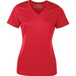 ATC™ PRO TEAM SHORT SLEEVE V-NECK LADIES' TEE - True Red - 3XL