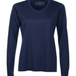 ATC™ PRO TEAM LONG SLEEVE V-NECK LADIES' TEE - True Navy - XL