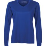 ATC™ PRO TEAM LONG SLEEVE V-NECK LADIES' TEE - True Royal - L