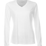 ATC™ PRO TEAM LONG SLEEVE V-NECK LADIES' TEE - White - 3XL