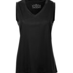 ATC™ PRO TEAM SLEEVELESS V-NECK LADIES' TEE - Black - 2XL