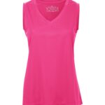 ATC™ PRO TEAM SLEEVELESS V-NECK LADIES' TEE - Wild Raspberry - M