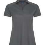 COAL HARBOUR® TECH MESH SNAG RESISTANT LADIES' POLO - Dark Grey - XS