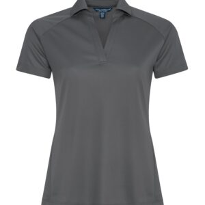COAL HARBOUR® TECH MESH SNAG RESISTANT LADIES' POLO - Dark Grey - 2XL