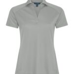 COAL HARBOUR® TECH MESH SNAG RESISTANT LADIES' POLO - Silver - XS