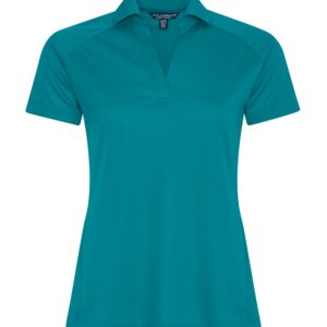 COAL HARBOUR® TECH MESH SNAG RESISTANT LADIES' POLO - Tropic Blue - 2XL