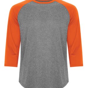 ATC™ PRO TEAM BASEBALL JERSEY - Charcoal Heather/Deep Orange - 2XL