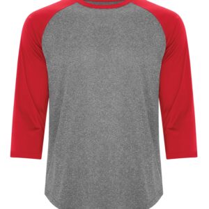 ATC™ PRO TEAM BASEBALL JERSEY - Charcoal Heather/True Red - 2XL