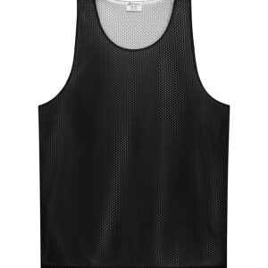 ATC™ PRO CLUB REVERSIBLE MESH TANK TOP - Black/White - 2XL