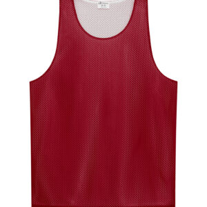 ATC™ PRO CLUB REVERSIBLE MESH TANK TOP - Deep Red/White - 2XL