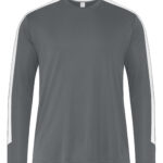 ATC™ PRO CLUB LONG SLEEVE TEE - Coal Grey/White - XS
