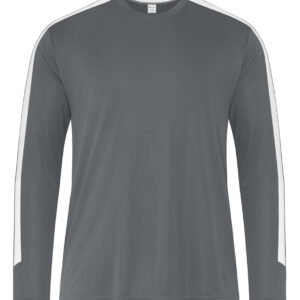 ATC™ PRO CLUB LONG SLEEVE TEE - Coal Grey/White - 2XL