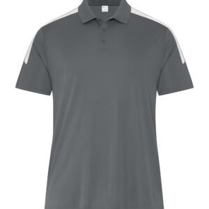 ATC™ PRO CLUB POLO - Coal Grey/White - 2XL
