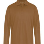 COAL HARBOUR® EVERYDAY SNAG RESISTANT LONG SLEEVE POLO - Duck Brown - 2XL