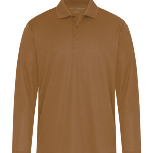 COAL HARBOUR® EVERYDAY SNAG RESISTANT LONG SLEEVE POLO - Duck Brown - 2XL