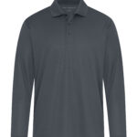 COAL HARBOUR® EVERYDAY SNAG RESISTANT LONG SLEEVE POLO - Iron Grey - L
