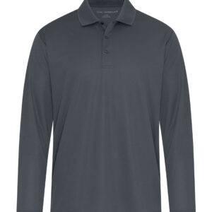 COAL HARBOUR® EVERYDAY SNAG RESISTANT LONG SLEEVE POLO - Iron Grey - 2XL