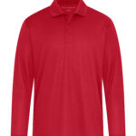 COAL HARBOUR® EVERYDAY SNAG RESISTANT LONG SLEEVE POLO - Red - 3XL