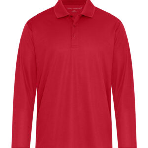 COAL HARBOUR® EVERYDAY SNAG RESISTANT LONG SLEEVE POLO - Red - 2XL