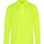 COAL HARBOUR® EVERYDAY SNAG RESISTANT LONG SLEEVE POLO - Safety Yellow - 4XL