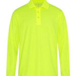 COAL HARBOUR® EVERYDAY SNAG RESISTANT LONG SLEEVE POLO - Safety Yellow - 2XL