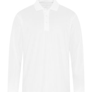 COAL HARBOUR® EVERYDAY SNAG RESISTANT LONG SLEEVE POLO - White - 2XL