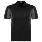 COAL HARBOUR® SNAG RESISTANT COLOUR BLOCK POLO - Black/Iron Grey - XL