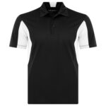 COAL HARBOUR® SNAG RESISTANT COLOUR BLOCK POLO - Black/White - XS