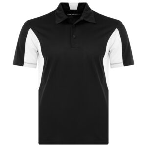 COAL HARBOUR® SNAG RESISTANT COLOUR BLOCK POLO - Black/White - 2XL
