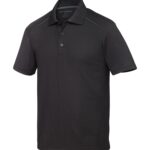 COAL HARBOUR® SNAG RESISTANT CONTRAST INSET POLO - Black/Coal Grey - 4XL