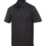 COAL HARBOUR® SNAG RESISTANT CONTRAST INSET POLO - Black/Royal - S