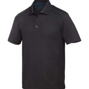 COAL HARBOUR® SNAG RESISTANT CONTRAST INSET POLO - Black/Royal - 2XL