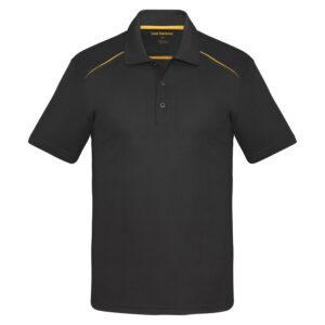 COAL HARBOUR® SNAG RESISTANT CONTRAST INSET POLO - Black/Gold - 2XL