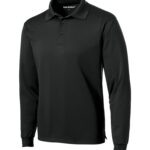 COAL HARBOUR® SNAG RESISTANT LONG SLEEVE POLO - Black - S