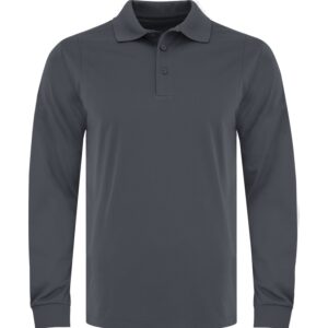 COAL HARBOUR® SNAG RESISTANT LONG SLEEVE POLO - Iron Grey - 2XL
