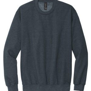 GILDAN® SOFTSTYLE® CREWNECK SWEATSHIRT - Dark Heather** - M