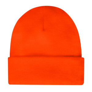 ATC WeRK™ FLEECE LINED KNIT CUFF BEANIE - Orange - OSFA