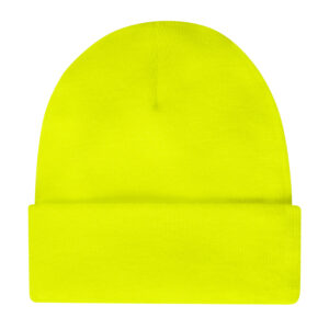 ATC WeRK™ FLEECE LINED KNIT CUFF BEANIE - Safety Yellow - OSFA