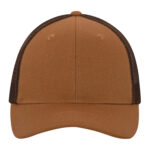 ATC WeRK™ CANVAS SNAPBACK TRUCKER CAP - Caramel/Chocolate - OSFA