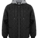 ATC WeRK™ QUILTED HOODED FREEZER JACKET - Black - L